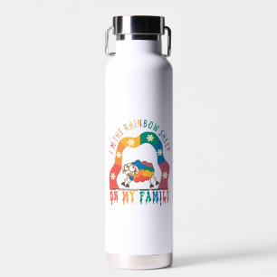 Ich bin das Regenbogenschaf meiner Familie - Pride Trinkflasche