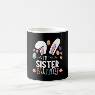 Ich bin das Schwester-Häschen Ostern Familie Match Kaffeetasse