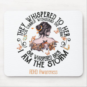 Ich bin das Storm ADHD-Bewusstsein Mousepad