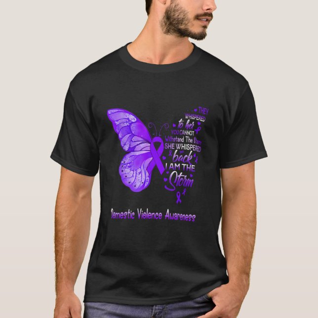 Ich bin das Storm-Butterfly der häuslichen Gewalt T-Shirt (Vorderseite)