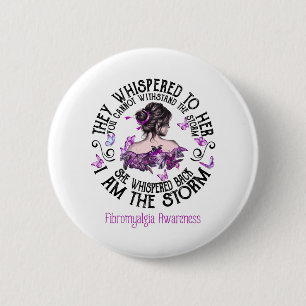 Ich bin das Storm-Fibromyalgie-Bewusstsein Button