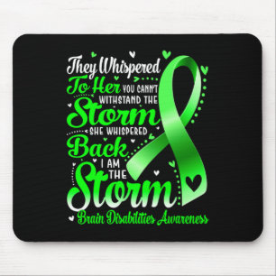 Ich bin das Storm-Gehirn Behinderung Bewusstsein G Mousepad