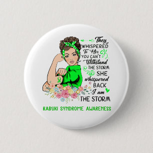Ich bin das Storm KABUKI SYNDROM Bewusstsein Button