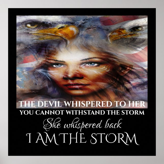 Ich bin das Stormplakat Poster (Vorne)