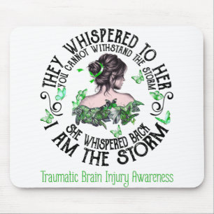 Ich bin das stürmische traumatische Bewusstsein f Mousepad