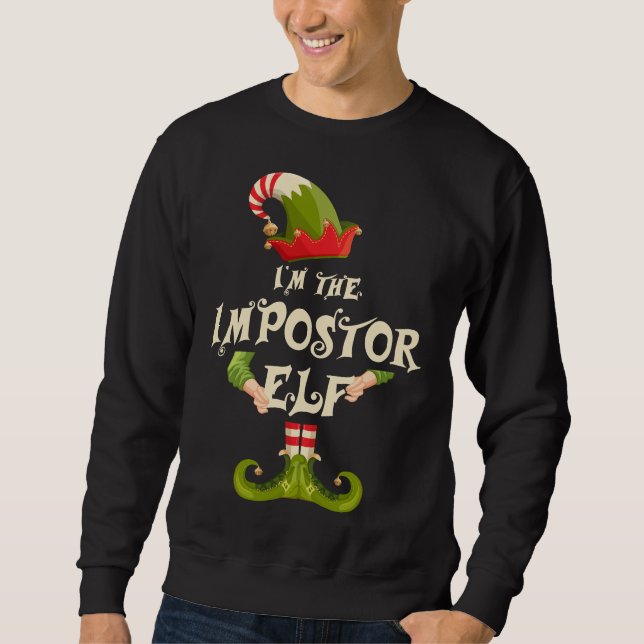 Ich bin das Weihnachtsfest des Kaisers Elf Sweatshirt (Vorderseite)