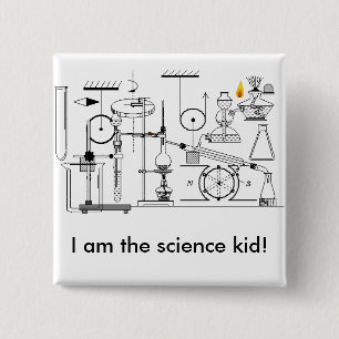 Ich bin das Wissenschaftskind! Button