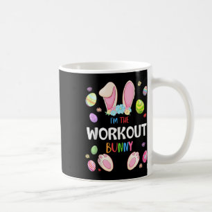 Ich bin das Workout Bunny Osterparty passende Fami Kaffeetasse