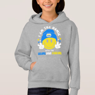 Ich bin das Zuhause mit dem Extra Chromie Down Syn Hoodie