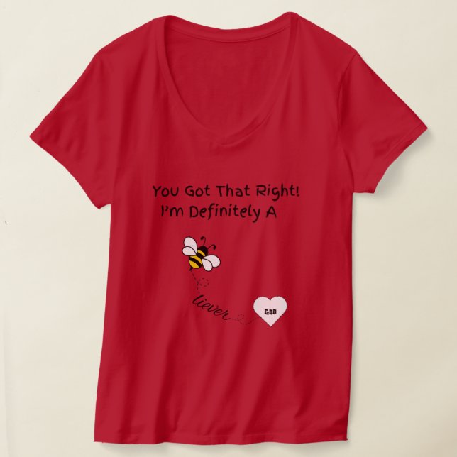 Ich bin definitiv ein glaubwürdiges grafisches T-S T-Shirt (Ablage )