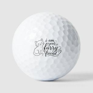 Ich bin dein flauschiger Freund Süßes Haustier-Des Golfball
