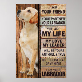 Ich bin dein Freund - Wohngestaltung Wall Art Poster