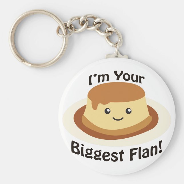 Ich bin dein Größter Flan Schlüsselanhänger (Vorne)