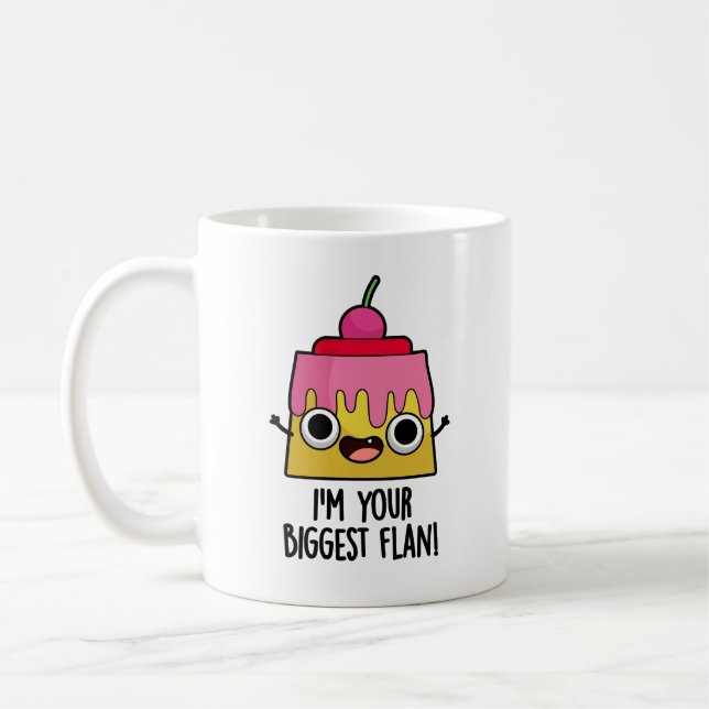 Ich bin dein größter Funny Funny Food Pun Kaffeetasse (Links)