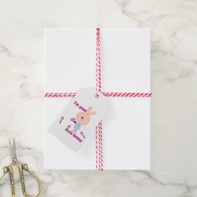 Ich bin dein Lieblings-Bunny Geschenkanhänger (Mit Garn)
