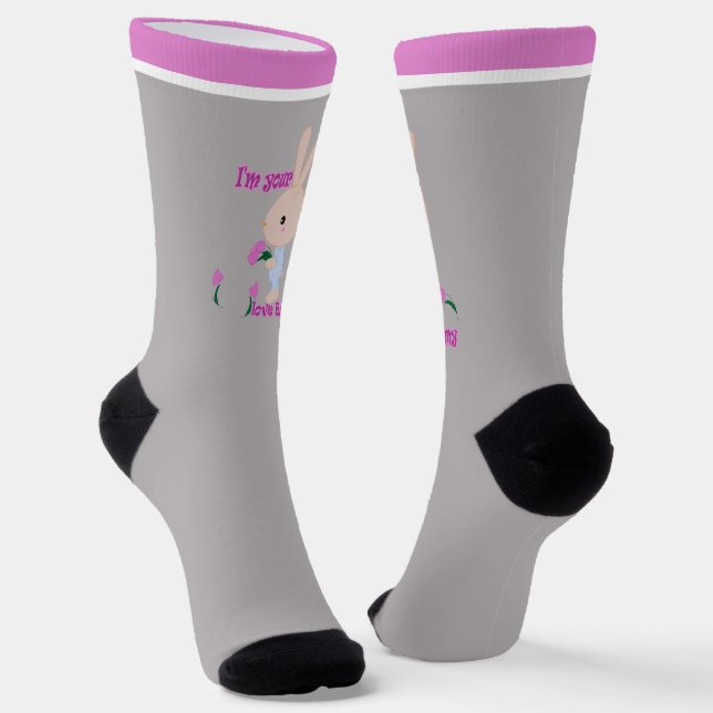 Ich bin dein Lieblings-Bunny Socken (Gewinkelt)