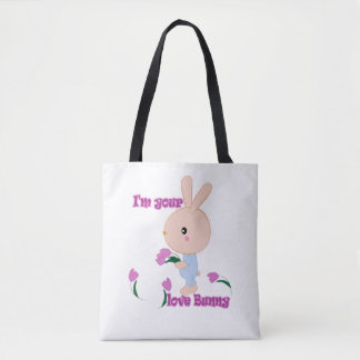 Ich bin dein Lieblings-Bunny Tasche
