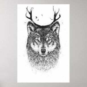 Ich bin dein Reh Poster