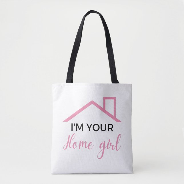 Ich bin dein Zuhause Girl 2 Tasche (Vorderseite)