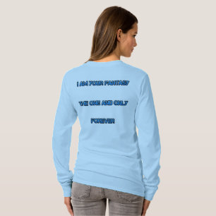 Ich bin deine Fantasy Women Series Long sleves Blu T-Shirt