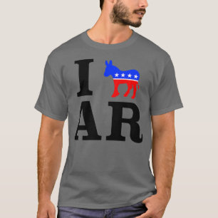 Ich bin Demokrat Arkansas AR T-Shirt