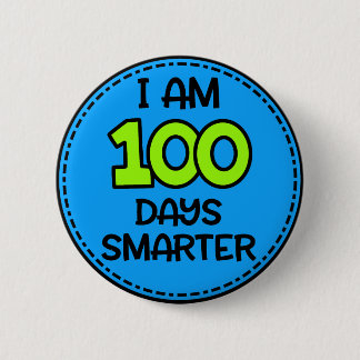 Ich bin der 100 Tagesintelligentere Knopf Button