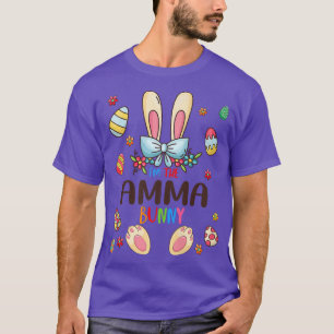 Ich bin der Amma Bunny Oaster Day Matching Family  T-Shirt