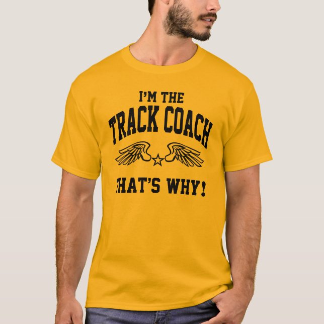 Ich bin der Bahn-Zug deshalb T-Shirt (Vorderseite)