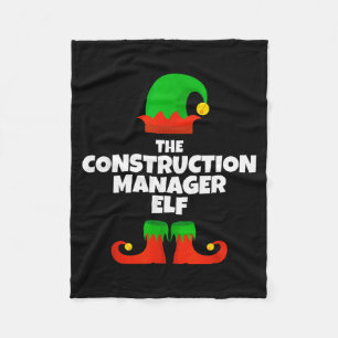 Ich bin der Bauleiter Elf-Familie-Pyjama Chr Fleecedecke