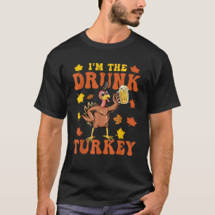 Ich bin der Betrunkene türkische Erntedank Unisex T-Shirt