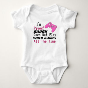 ich bin der Beweis dafür, dass mein Daddy keine Vi Baby Strampler