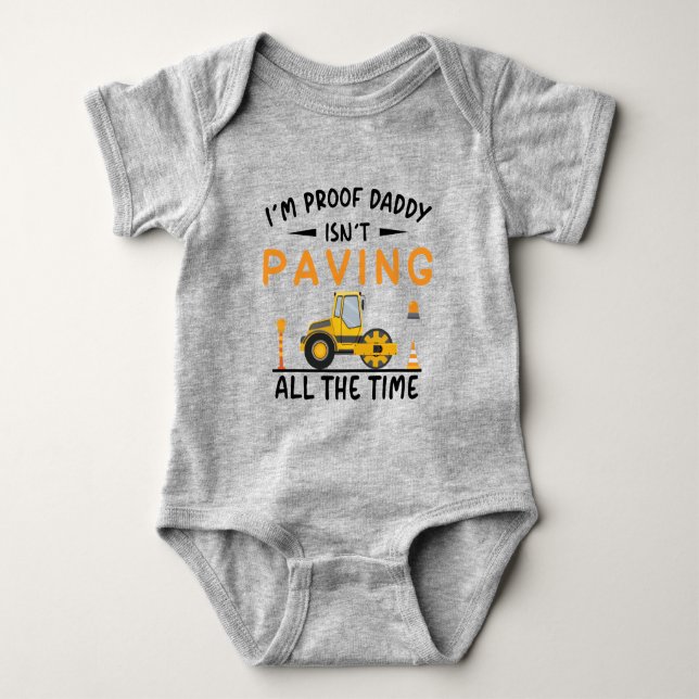 Ich bin der Beweis, dass Papa nicht die ganze Zeit Baby Strampler (Vorderseite)