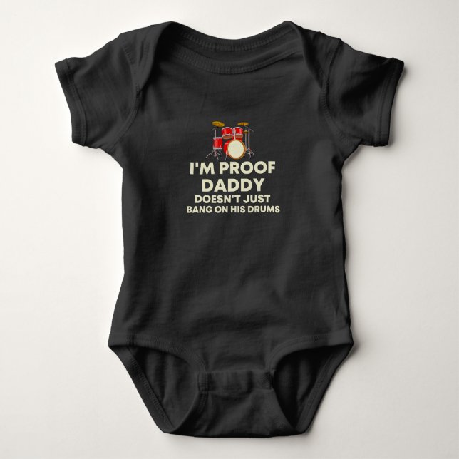 Ich bin der Beweis, dass Papa nicht einfach nur an Baby Strampler (Vorderseite)