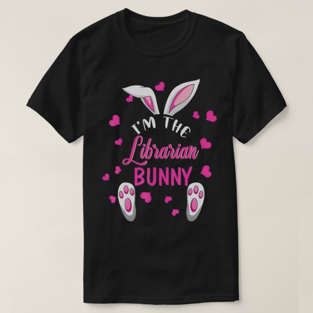 Ich bin der biblische glückliche Osterlibrarian Gi T-Shirt (Design vorne)