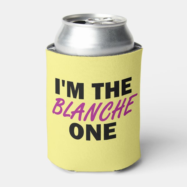 Ich bin der Blanche One Dosenkühler (Kanne Vorderseite)