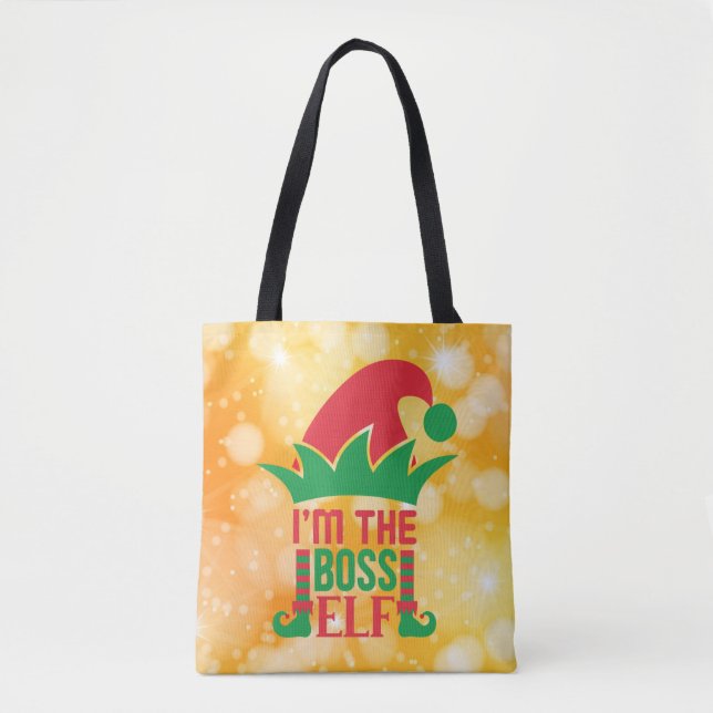Ich bin der Boss Elf-16808 Tasche (Vorderseite)
