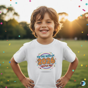 Ich bin der Boss von 2026 Kinder Selbstbewusstes N T-Shirt