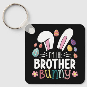 Ich bin der Bruder Bunny Ostern Familienübereinsti Schlüsselanhänger