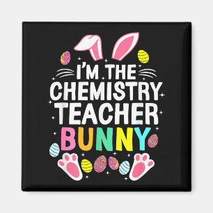 Ich bin der Chemie-Lehrer Hase Frohe Ostern C Magnet