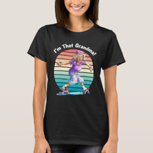 Ich bin der Coole Spaß für Oma Motorrad T-Shirt