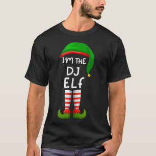 Ich bin der DJ Elf Funny Elf Familienmatch T-Shirt