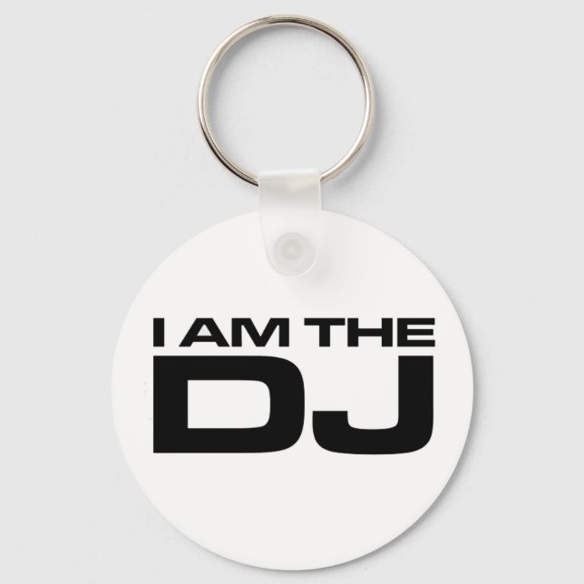 Ich bin der DJ Schlüsselanhänger (Vorderseite)