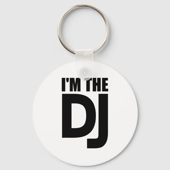 Ich bin der DJ Schlüsselanhänger (Vorderseite)
