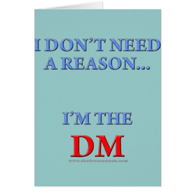 Ich bin der DM (Vorne)