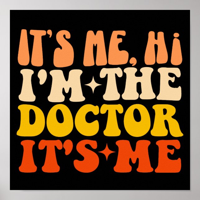 Ich bin der Doktor, ich bin's. Poster (Vorne)