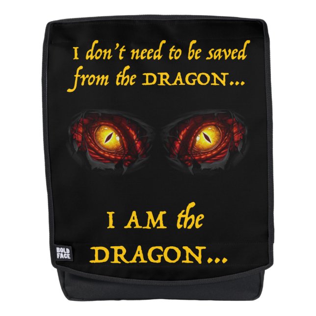 Ich bin der Drache Rucksack (Vorderseite)