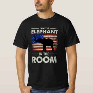 Ich bin der Elefant im Zimmergeschenk T-Shirt