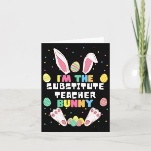 Ich bin der Ersatzlehrer Bunny Funny Kanbit East Karte