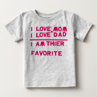 Ich bin der Favorit Baby T-shirt