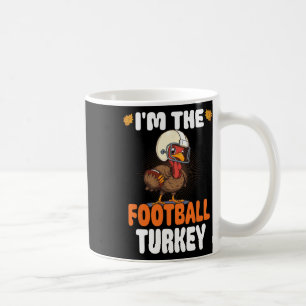Ich bin der Fußball Türkei glücklich Thanksgiving Kaffeetasse